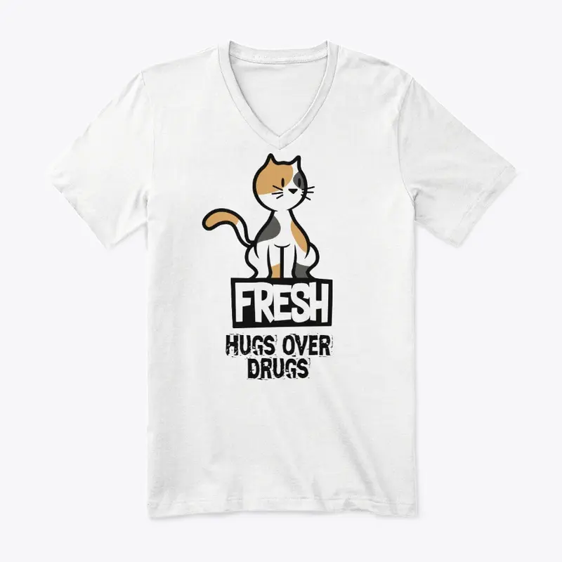 Catfresh Logo - Hugs Over Drugs